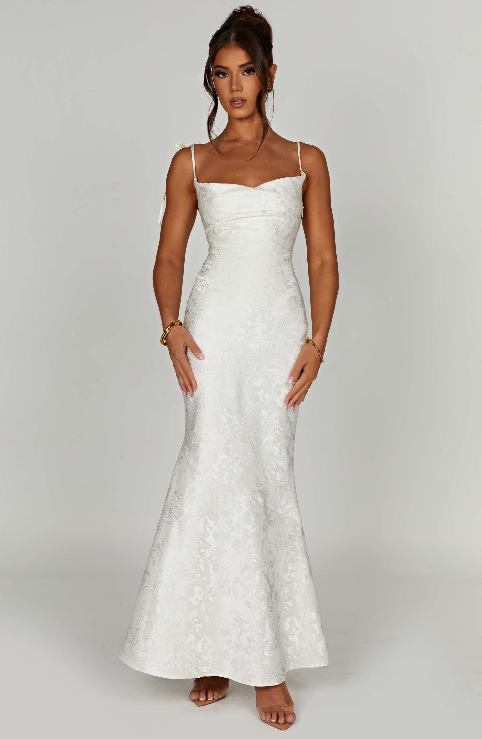 Whitney Maxi Dress Ivory