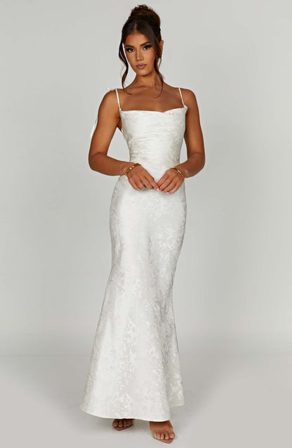 Whitney Maxi Dress Ivory