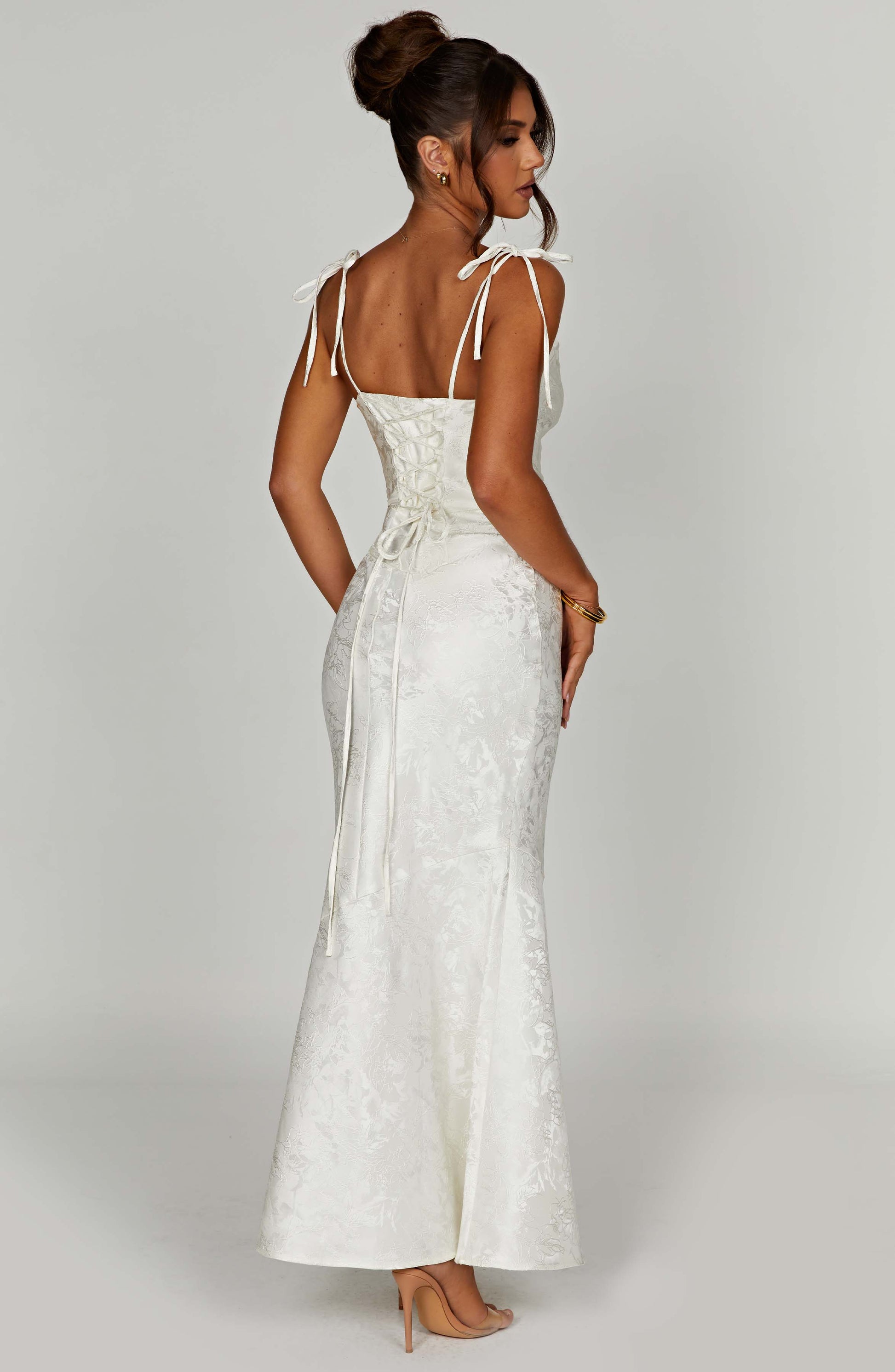 Whitney Maxi Dress Ivory