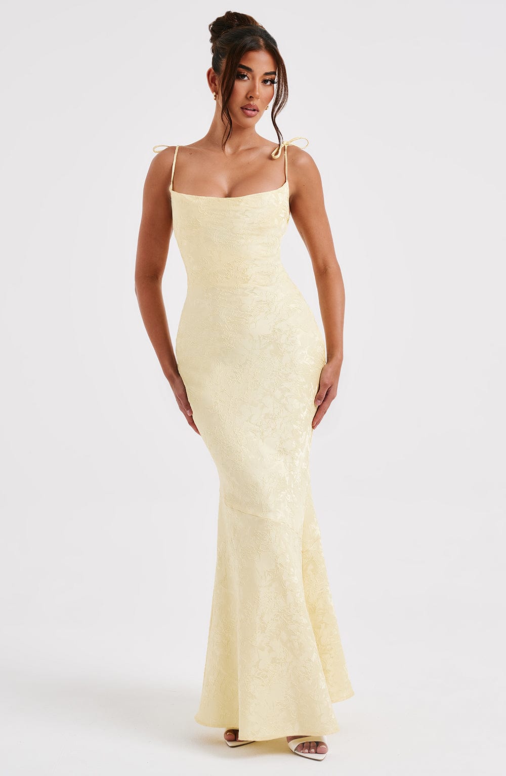 Whitney Maxi Dress Lemon
