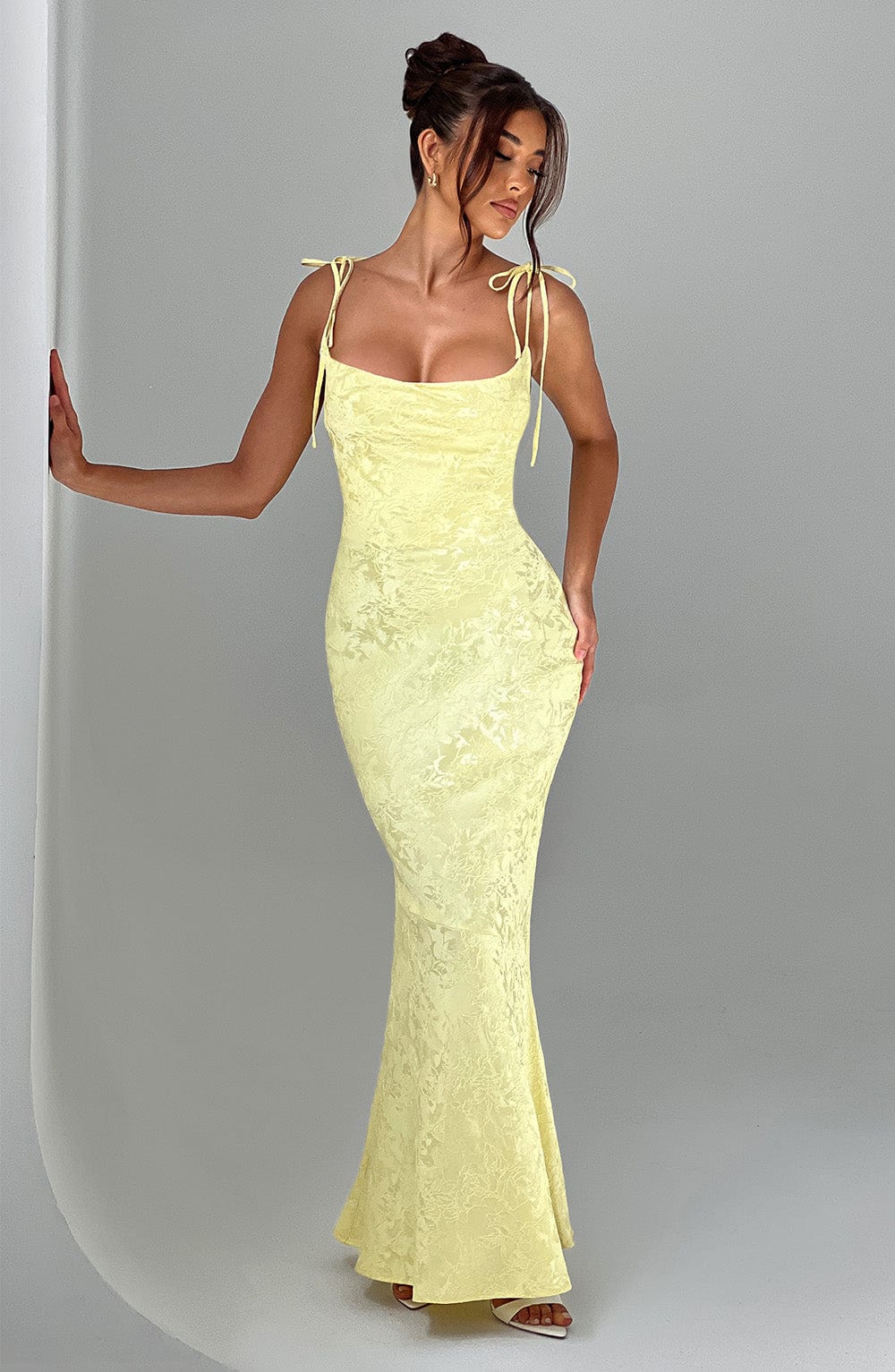 Whitney Maxi Dress Lemon