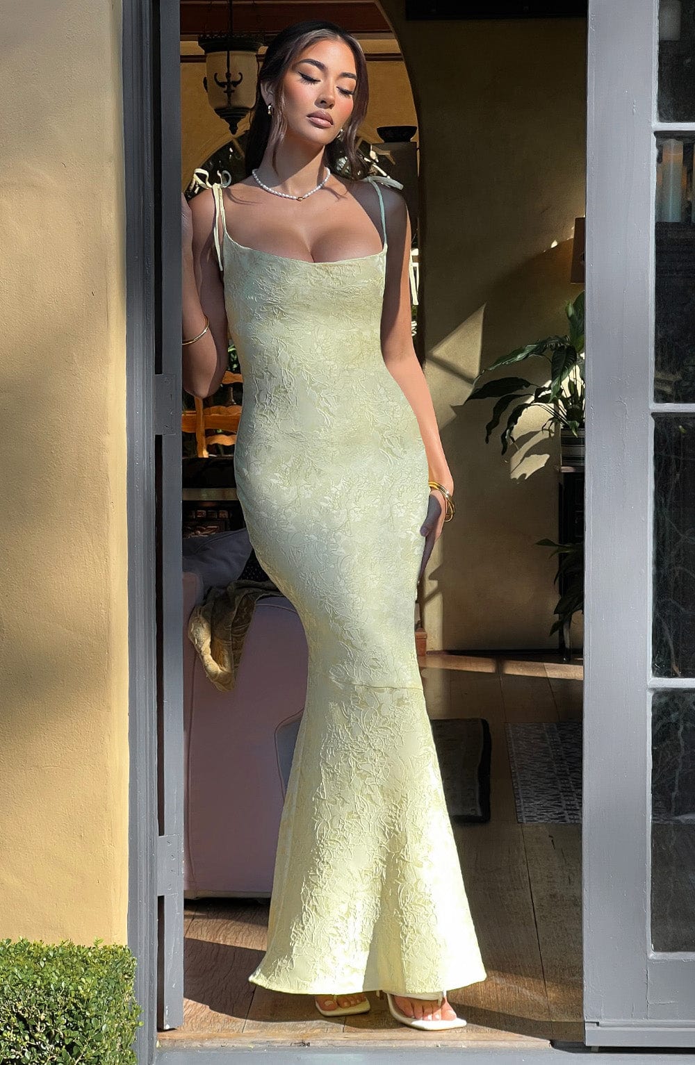 Whitney Maxi Dress Lemon