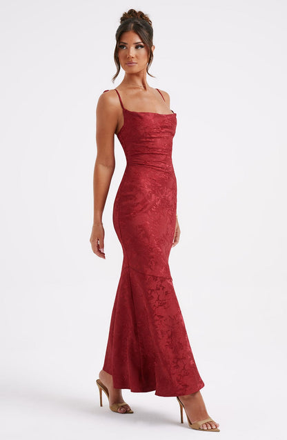 Whitney Maxi Dress Red