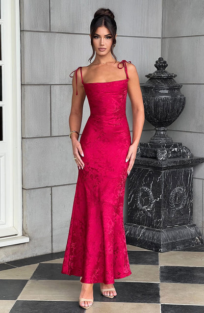 Whitney Maxi Dress Red