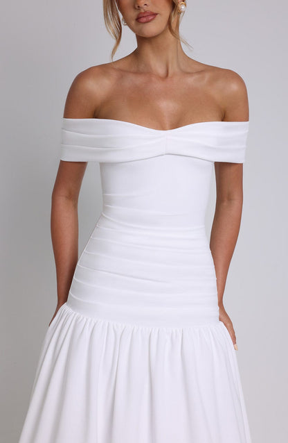 Wilhelmina Midaxi Dress Ivory