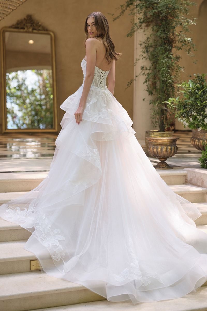 WL059 Star Lily Floral Ball Gown Andrea & Leo