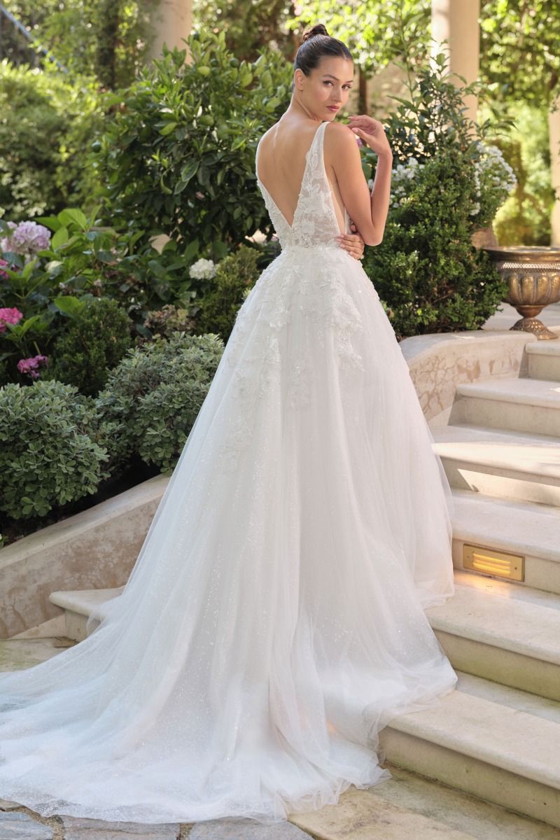 WL064 Blooming Gardenia Ball Gown Andrea & Leo