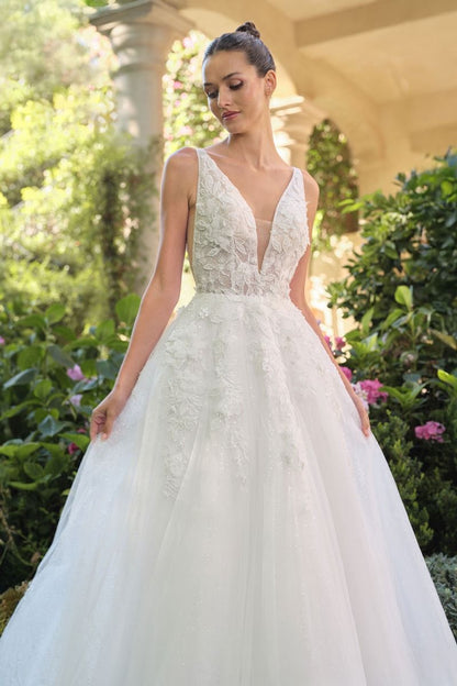 WL064 Blooming Gardenia Ball Gown Andrea & Leo