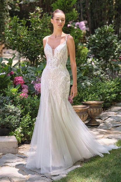 WL066 Lamia Beaded Mermaid Gown Andrea & Leo