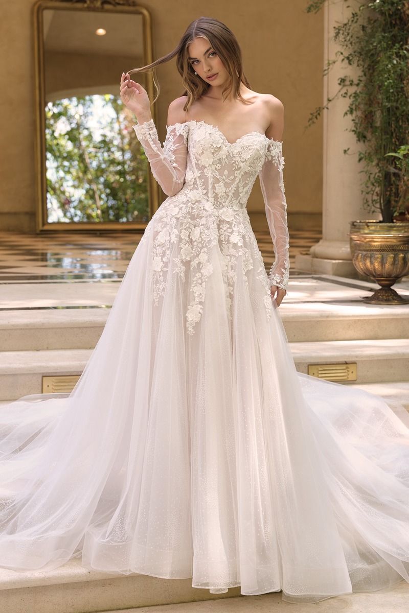 WL067 Floral Victoria Ball Gown Andrea & Leo