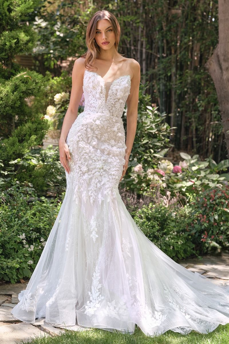 WL088 Marilyn Lace Mermaid Gown Andrea & Leo