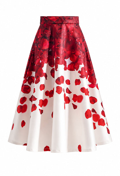 Juana Vintage Floral Midi Skirt