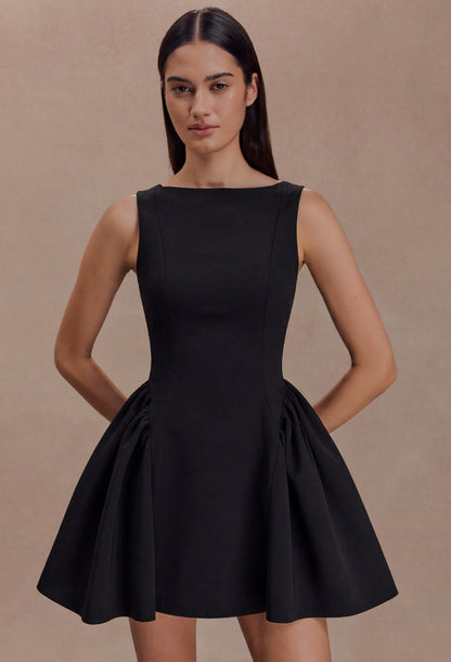 Yalina Mini Dress Black