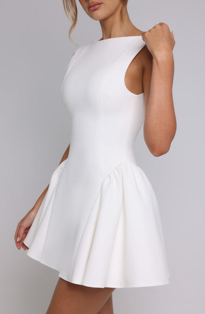 Yalina Mini Dress Ivory