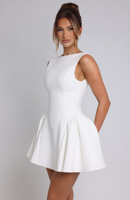 Yalina Mini Dress Ivory