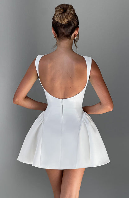 Yalina Mini Dress Ivory