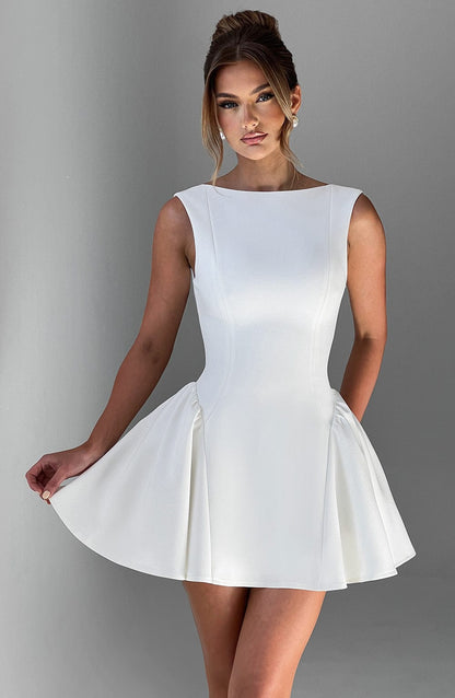 Yalina Mini Dress Ivory