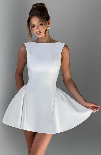 Yalina Mini Dress Ivory