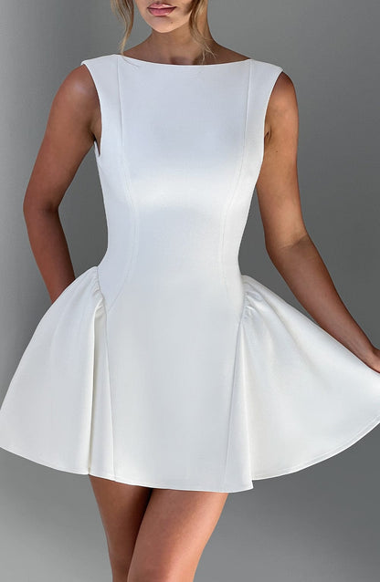Yalina Mini Dress Ivory