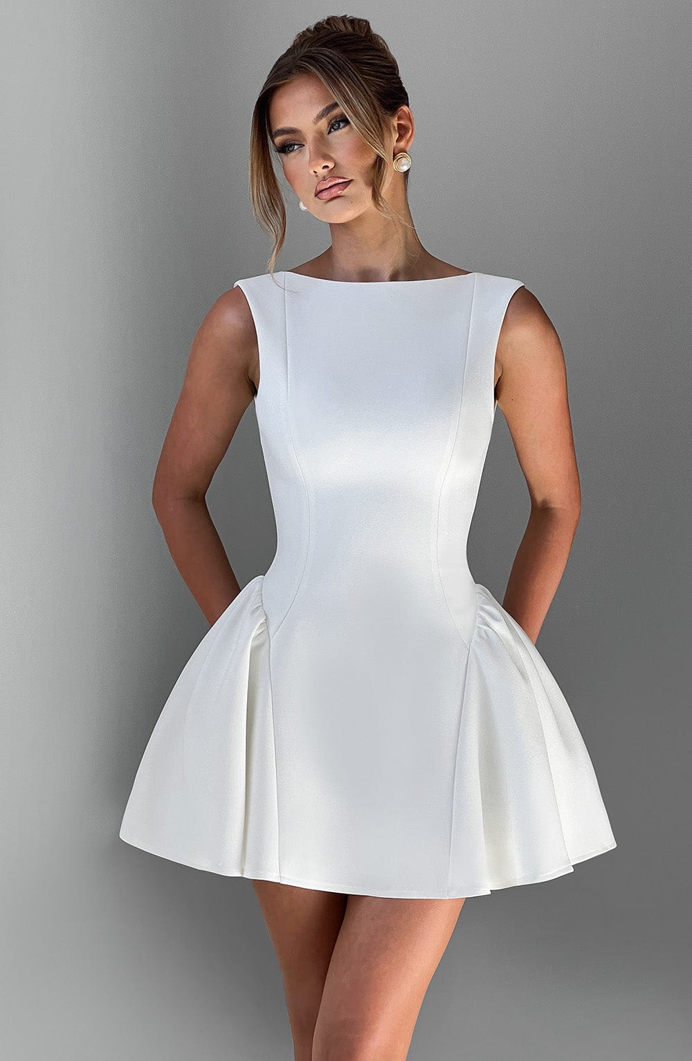 Yalina Mini Dress Ivory