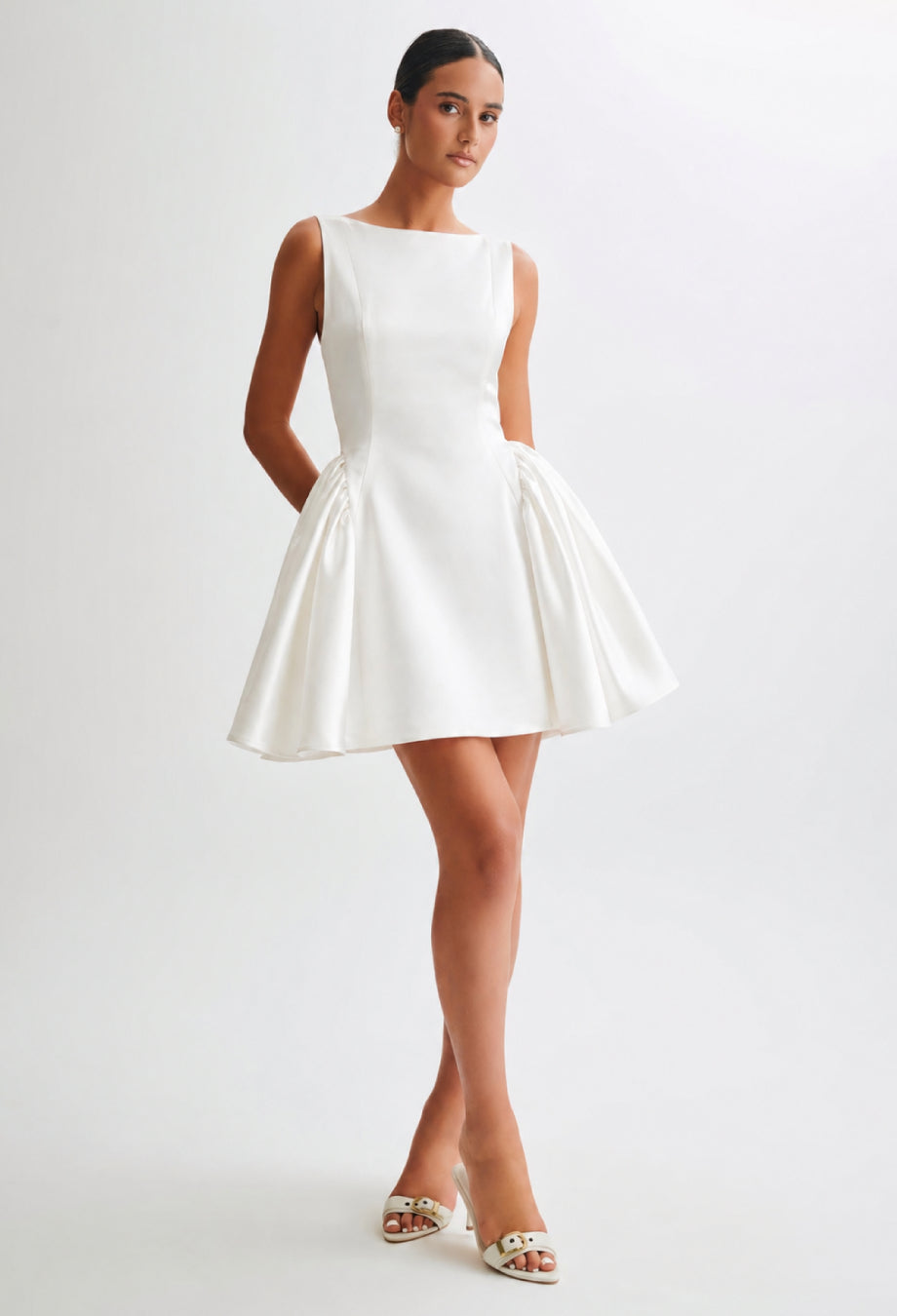 Yalina Mini Dress Ivory