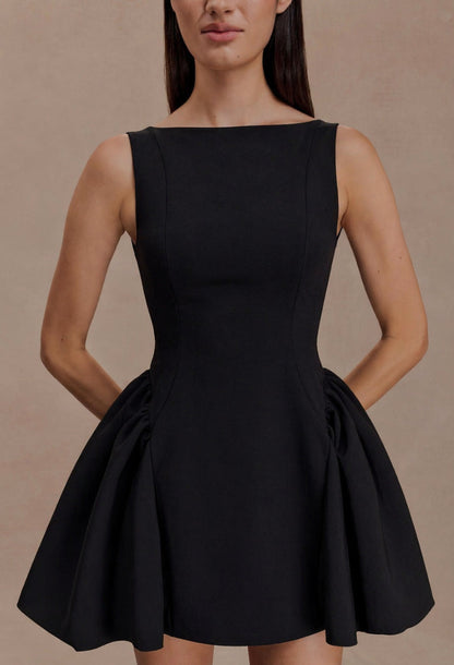 Yalina Mini Dress Black