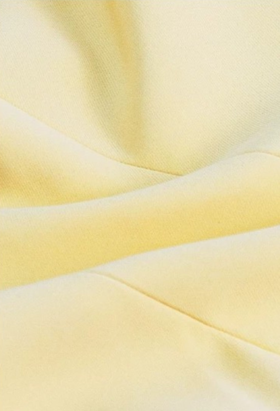 Light Yellow Cinched A- Mini Dress