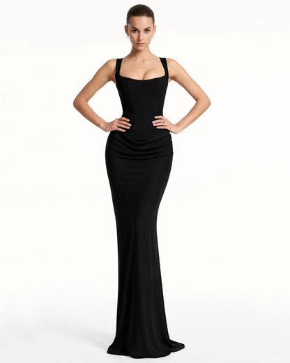 Yeona Maxi Dress Black