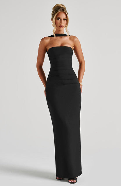 Yulia Maxi Dress Black