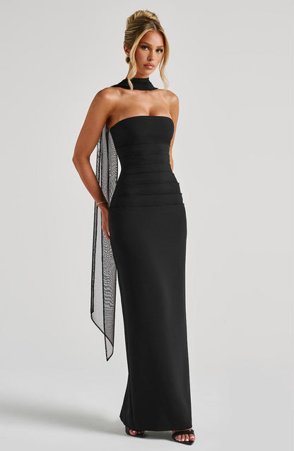 Yulia Maxi Dress Black