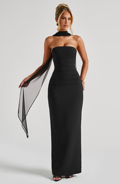 Yulia Maxi Dress Black