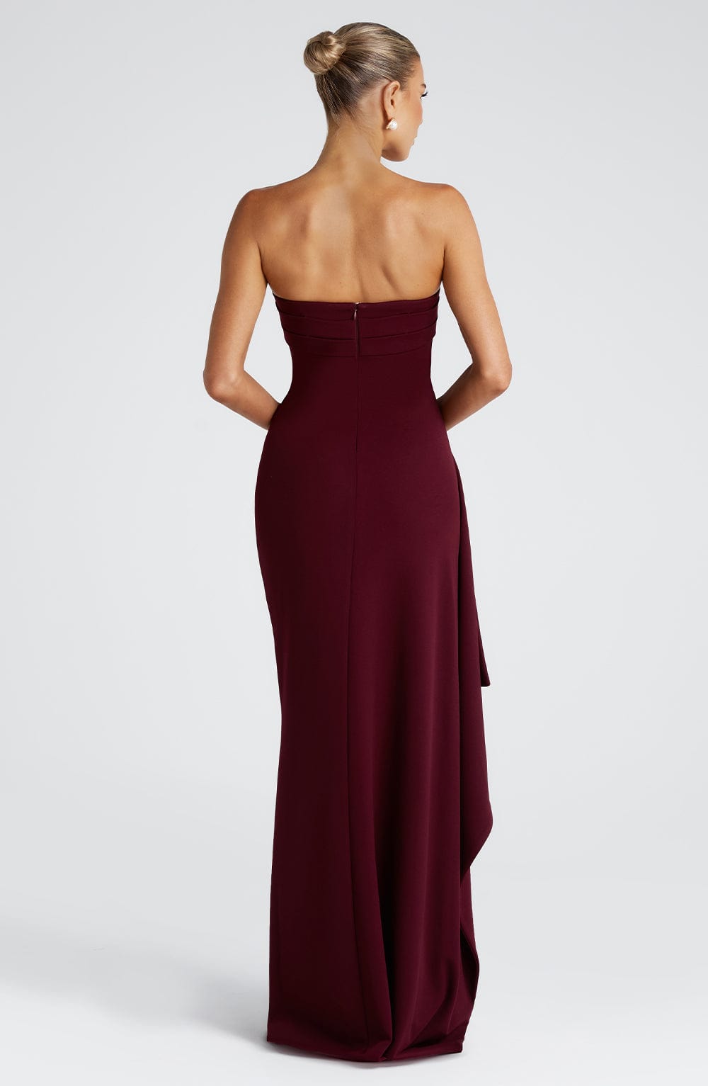 Zafira Maxi Dress Cherry Lacquer