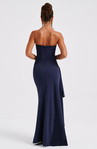 Zafira Maxi Dress Navy