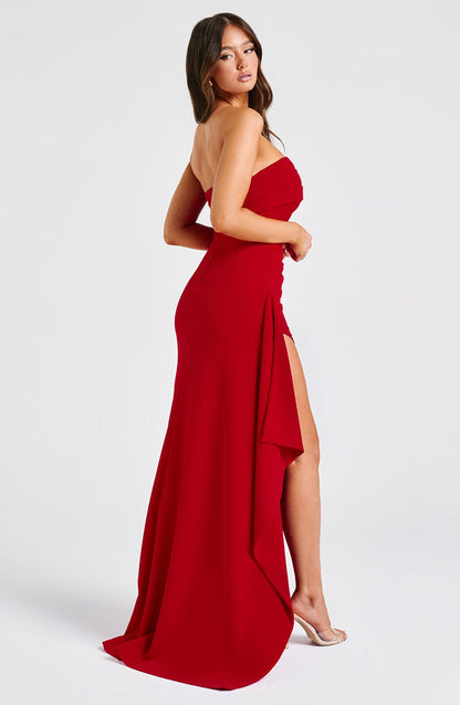 Zafira Maxi Dress Red