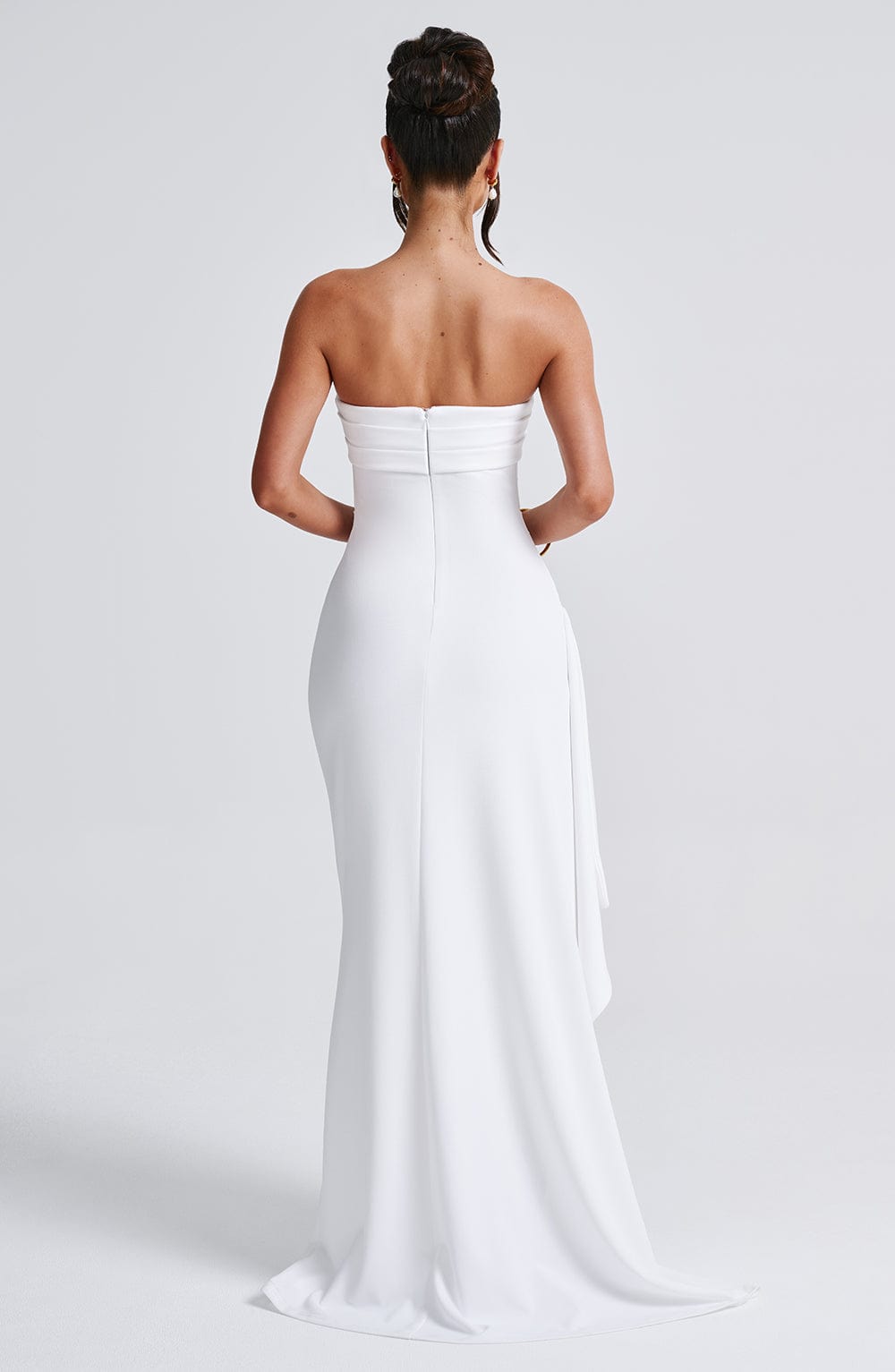 Zafira Maxi Dress White