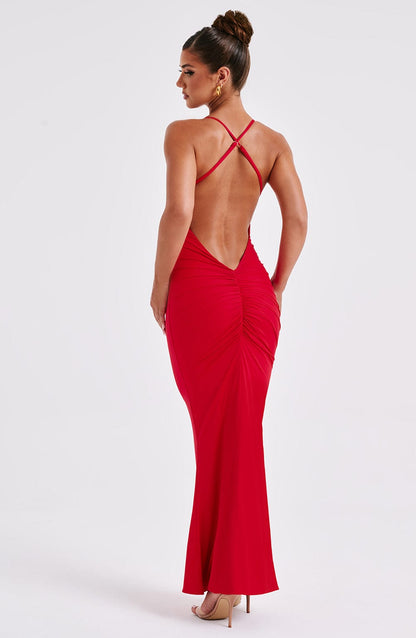 Zelda Maxi Dress Red